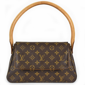 ルイヴィトン LOUIS VUITTON ミニ・ルーピング ハンドバッグ モノグラム キャンバス M51147 MI0053 ショルダーバッグ