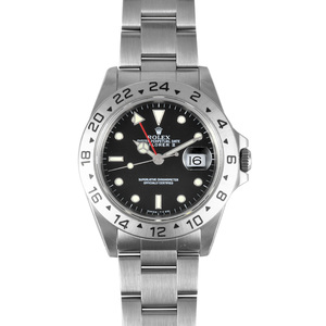 ロレックス ROLEX 16570 エクスプローラーII T番(1996年製造) 腕時計 自動巻 ブラック文字盤 メンズ