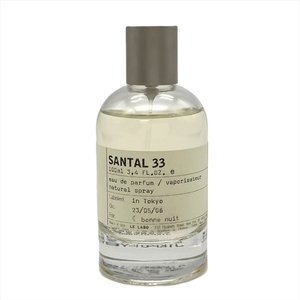 rulaboLE LABO SANTAL33 100ml perfume puff .-m Pal fan remainder amount 8 break up degree 