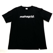 マハグリッド MAHAGRID ベーシックロゴ 半袖Ｔシャツ コットン ブラック M メンズ_画像1