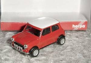 1/87 MINI Mayfair ライト付 レッド ミニ メイフェア クーパー