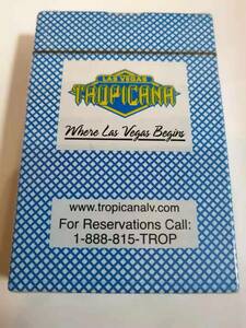 送料無料　新品未開封　Tropicana カジノ ラスベガス ホテル トランプ プロモーション サイズ約6.2cmx9cmx1.7cm