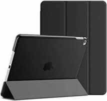 JEDirect iPadair2 ケース 三つ折スタンド オートウェイクアップ/スリープ機能iPad Air 2用 (ブラック)_画像1