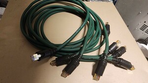  Accuphase HS-LINK cable 4 pcs set AHDL-15