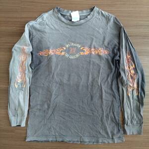 METALLICA San Francisco Flame длинный футболка б/у одежда M размер Metallica 