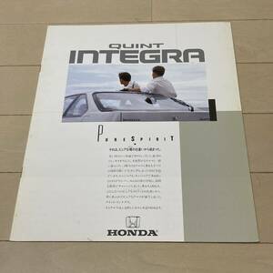 * распроданный машина каталог * Showa 60 год 2 месяц выпуск AV серия предыдущий период Honda Quint Integra 80 годы / старый машина /ne абельмош /PGM-FI/ убирающийся передняя фара 