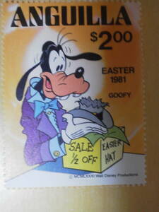 ANGUILLA　ディズニー切手　1981年 