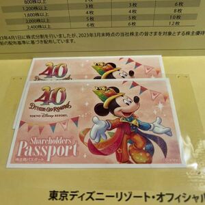 ディズニーリゾート 株主優待2枚　有効期限2024年6月30日まで②