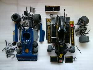 ジャンク品　部品取りに　タミヤ 1/12　ビッグスケールシリーズ　F1　JPSロータス78　タイレルP34六輪　