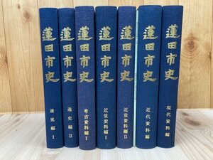 蓮田市史(埼玉県)　7冊【通史 1.2/資料編 考古 1・近世 1.2・近代・現代】/戦国時代　後北条氏　YDD795