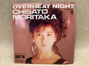 中古EP OVERHEAT NIGHT 森高千里 K-1566　YAB1856