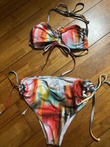  swimsuit bikini separate Rainbow used 