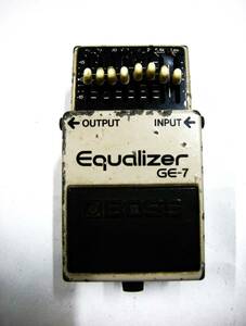 純音楽士【遠藤賢司】秘宝館所蔵楽器 大放出中！ BOSS GE-7 Equalizer　Made in Japan