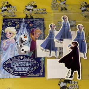 アナと雪の女王2 ポストカード ステッカー 東京ディズニーランド リゾート アナ エルサ オラフ Frozen II Tokyo Disneyland Anna Elsa Olaf