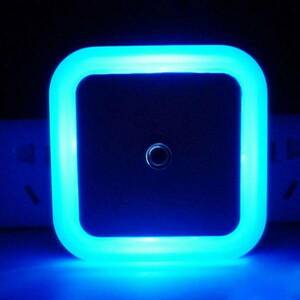 LED room light blue ( blue ) brightness sensor . automatic lighting power saving wall light LED light sensor light floor light Night light 