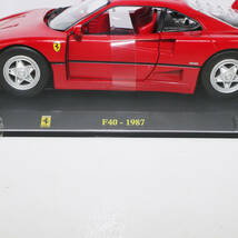 buragoブラーゴ 1/24 Ferrari F40 1987 フェラーリ コレクションケース入り ダイキャストミニカー　M9033_画像2