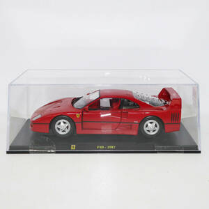 burago BBurago 1/24 Ferrari F40 1987 Ferrari collection case entering die-cast minicar M9033