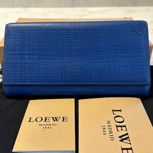 新品同様！ ロエベ LOEWE 財布 長財布　ロゴ