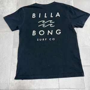 ビラボン　Tシャツ　半袖　メンズ　M ロゴT 黒　ブラック　