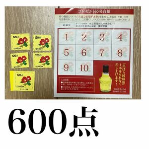 黒ばら純椿油　応募券600点分