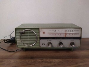 * present condition goods * sharp vacuum tube radio UC-105 junk that time thing Showa Retro antique 