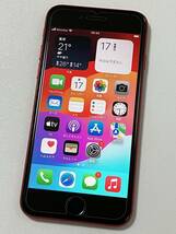 SIMフリー iPhoneSE3 64GB Product Red シムフリー アイフォンSE 3 第三世代 第3世代 レッド docomo softbank au SIMロックなし A2782 87%_画像1