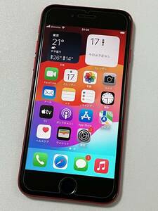 SIM свободный iPhoneSE3 64GB Product Red Sim свободный iPhone SE 3 третий поколение no. 3 поколение красный docomo softbank au SIM блокировка нет A2782 87%
