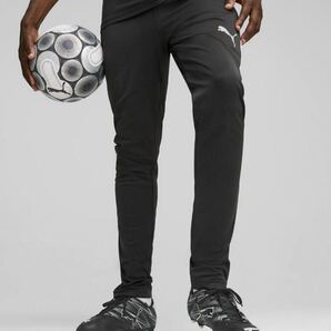 送料無料☆ PUMA プーマ メンズ サッカー INDIVIDUAL ウィンターライズ パンツ 黒 ブラック L ロングパンツ フットサル トレーニング