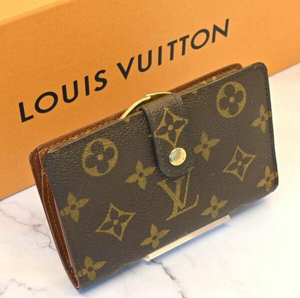 ルイヴィトン LOUIS VUITTON ポルトモネ ビエ ヴィエノワ　 モノグラム　がま口　財布