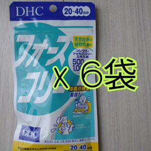 【6袋】匿名発送 DHCフォースコリー20-40日分　賞味期限2025年11月～