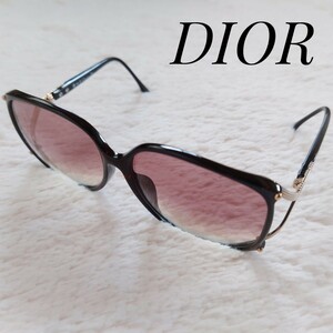 1 иен ~ прекрасный товар Christian Dior Christian Dior очки солнцезащитные очки CD Logo цвет линзы 2496A 80 60*13 черный Boston рама 