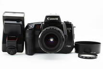 【良用/作例あり】Canon EOS 5 QD + EF Zoom Lens 28-70mm +Flash 300EZ キャノン イオス 35mm フィルム 一眼レフカメラ ＆ レンズ セット_画像1