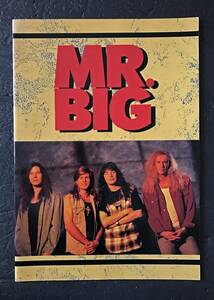  проспект MR.BIG 1993 год Tour брошюра Mr. * большой 