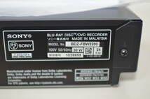 中古良品 SONY ブルーレイディスクレコーダー BDZ-FW2200 2024年製 確認済_画像3