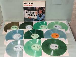 BOB DYLAN ボブ・ディラン / STRIP TEASE　　T.M.Q. COLLECTION　　アナログ盤LPカラーレコード10枚入りBOX