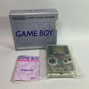 ★1円〜 GAMEBOY 美品 希少 ゲームボーイ スケルトン クリア Nintendo 任天堂 DMG-S-SA 動作確認済み 本体 箱付き 説明書付き