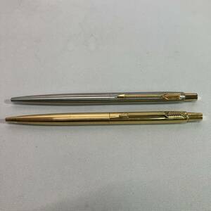 ★1円〜 PARKER パーカー USA ボールペン 2本セット シルバーカラー ゴールドカラー