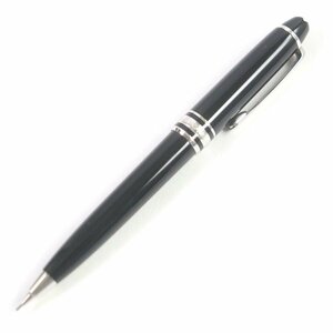 良品□MONTBLANC モンブラン モーツァルト マイスターシュテュック スモール シャープペンシル ブラック シルバー ドイツ製 筆記確認済み