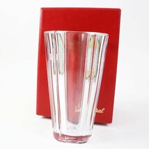 極美品◎Baccarat バカラ DIANE ディアン クリスタルガラス フラワーベース 花瓶 クリア 箱付き フランス製_画像2