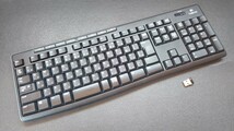 ロジクール ワイヤレスキーボード K270 ワイヤレス キーボード 無線 薄型 テンキー USB接続 Unifying 即決_画像1