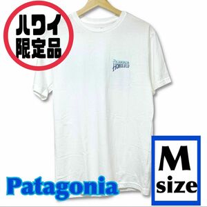 【ハワイ限定 日本未発売品！】Patagonia Mサイズ 半袖 Tシャツ 白 ホワイト