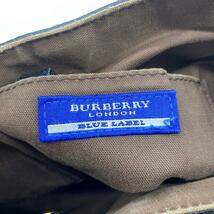 1円スタート 美品 Burberry バーバリーブルーレーベル ハンドバッグ トートバッグ エナメル レザー ブラウン ロゴ 茶色 肩がけ_画像9