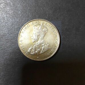 イギリス領海峡植民地 ハーフダラー銀貨(1920)