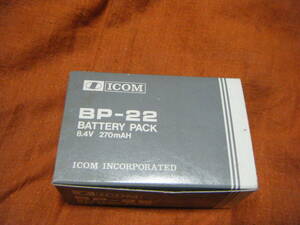 ●ICOM　 IC-02N ハンディ機　トランシーバー用バッテリー　BP-22●