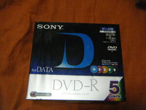 ●SONY ソニー DVD-R 4.7GB 5PACK ●