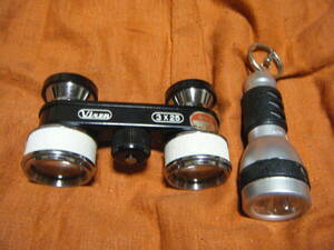 * Vixen Vixen 3×25 binoculars compass flashlight *