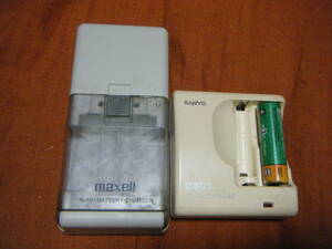 ●SANYO マクセル maxell 　ニッケルニカド電池充電器 MC-MH　NC-MDR02　２個●