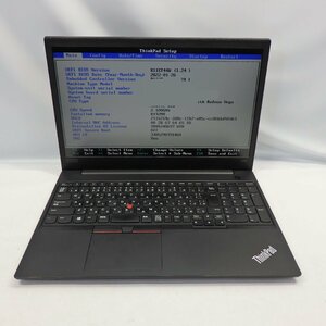 Lenovo ThinkPad E595 AMD Ryzen 5 3500U 2.1GHz/8GB/SSD256GB/15インチ/OS無/動作未確認【栃木出荷】