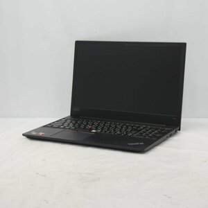 【ジャンク】Lenovo ThinkPad E595 AMD Ryzen 5 3500U 2.1GHz/8GB/SSD256GB/15インチ/OS無【栃木出荷】