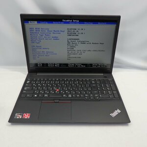 Lenovo ThinkPad E595 AMD Ryzen 5 3500U 2.1GHz/8GB/SSD256GB/15インチ/OS無/動作未確認【栃木出荷】